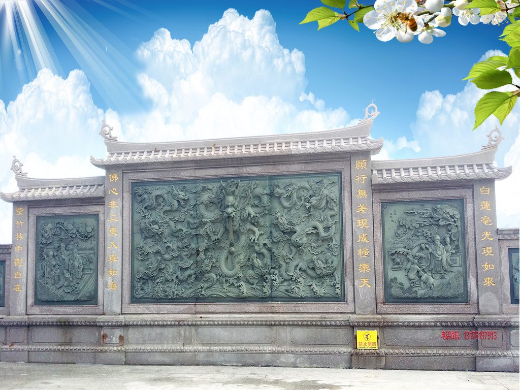 九龍御道丹陛石浮雕壁畫讓建筑物間的連接順暢