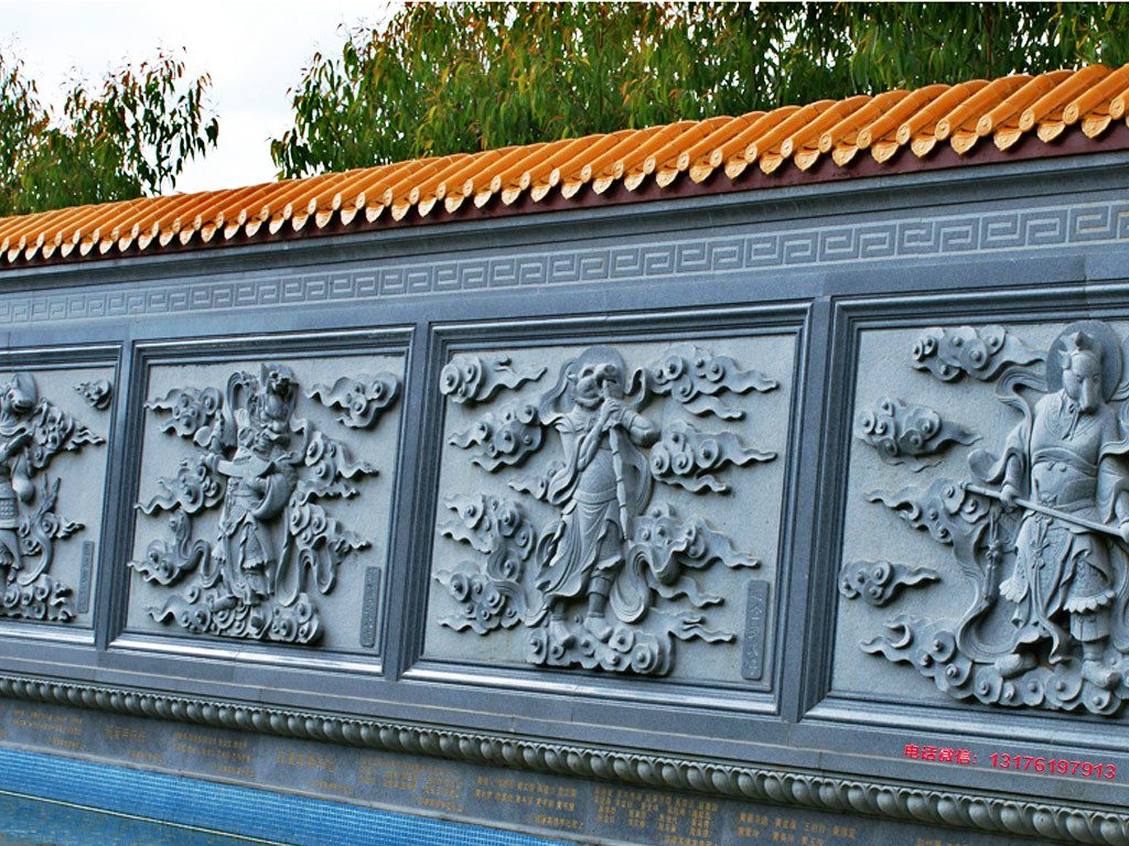 城市廣場浮雕景墻-園林石雕壁畫廠家制作和創作