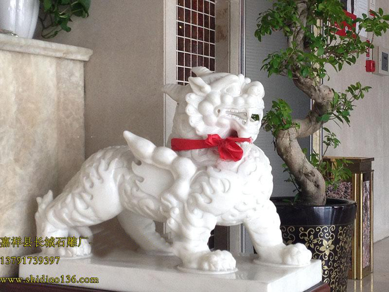 石雕貔貅漢白玉雕刻