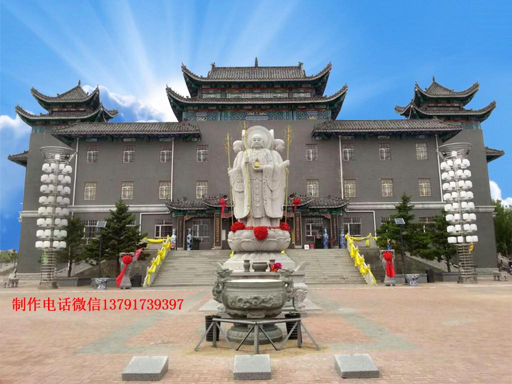 石雕地藏王菩薩雕像圖片